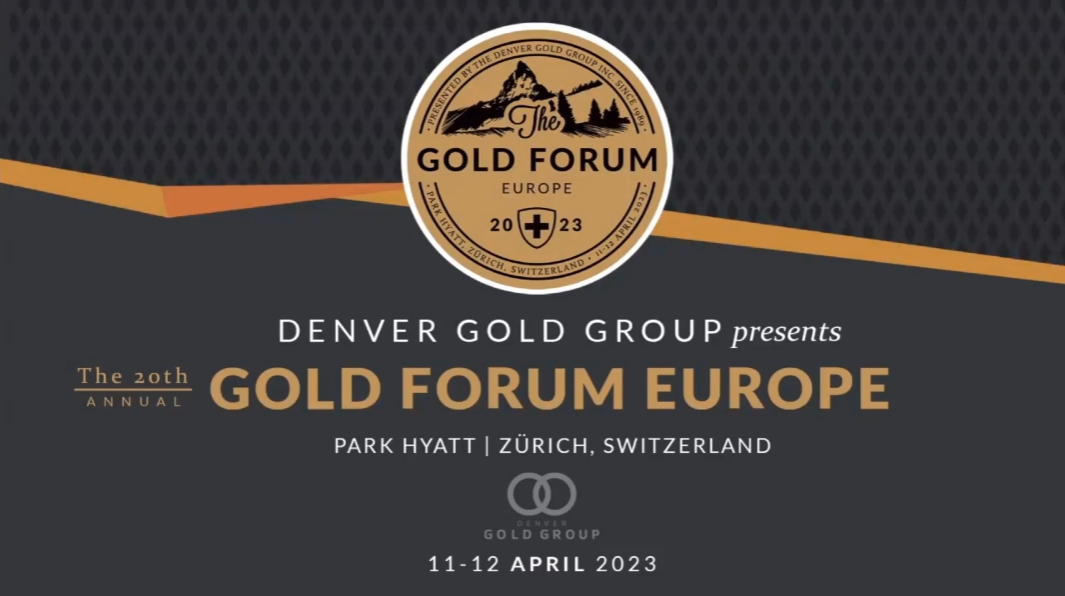 Canagold CEO Catalin Kilofliski provides a corporate update at the Gold Forum in Zurich (April 12, 2023)